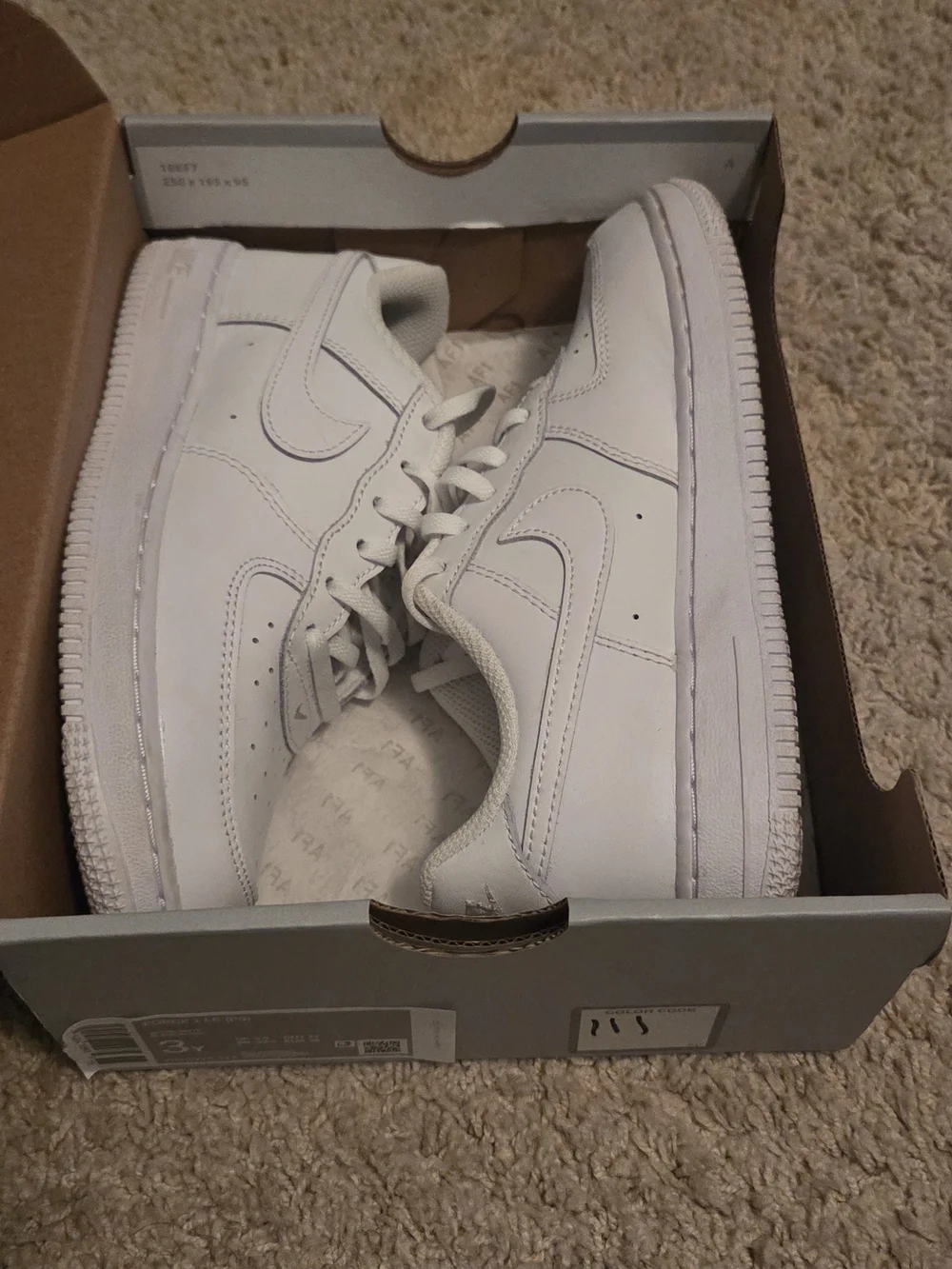 Force 1 LE (PS), In Good Shape, Stain On Shoe String